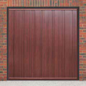 Cardale Vogue Up & Over Rosewood Garage Door (Woodgrain)