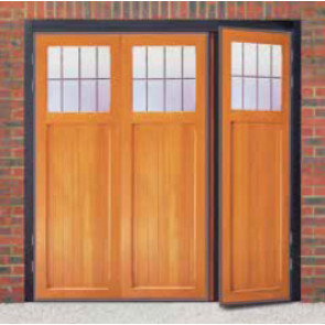 Cardale Futura Ibstock Timber Side, Wooden Garage Doors Side Hinged B Q